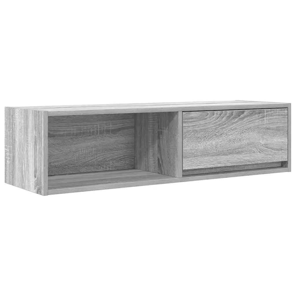 Mobile TV Grigio Sonoma 100x31x25,5 cm in Legno Multistrato 861482