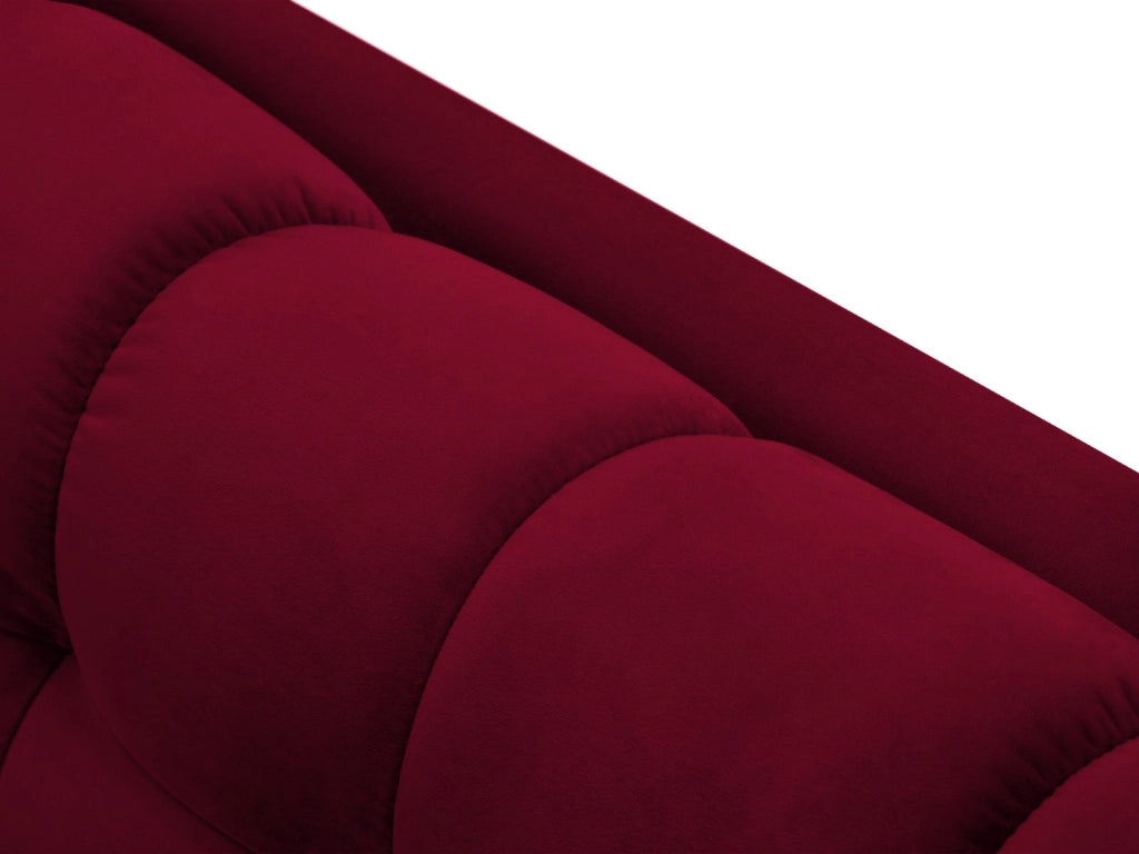 Cosmopolitan Design - Divano "Bali" 2 posti in velluto rosso 