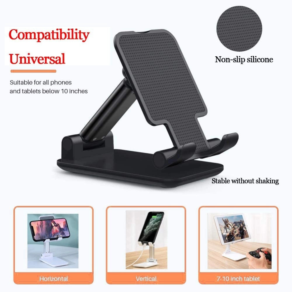 Trade Shop - Supporto Per Telefoni Cellulari Tablet Da Tavolo Q-zj303 Base Mobile Pieghevole -
