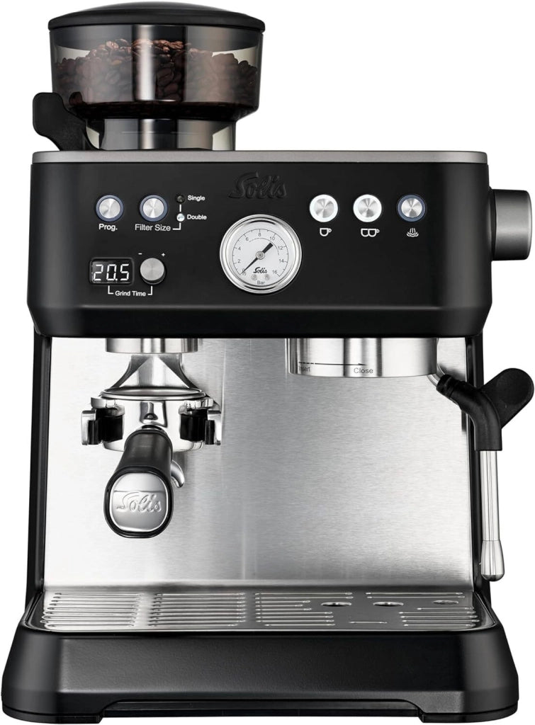 Solis 98036 Grind and Infuse Perfetta 1019 Macchina da caffe' 2.6 L 16 bar 1640 W Macinacaffe' integrato Pre-infusione PID colore Nero