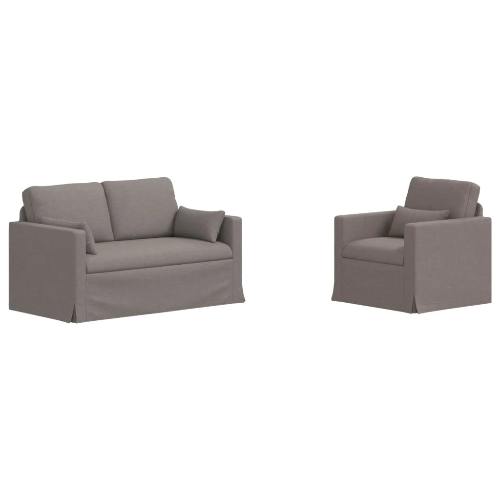 Set di divani 2 pcs Talpa 139 x 78 x 80 cm Tessuto 3407497