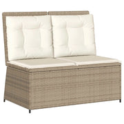 Panchina da Giardino | Panca da Giardino Beige polyrattan