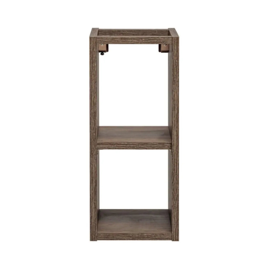 Mobile da bagno VANTA in rovere scuro 20 cm - Modulo sospeso con ripiano