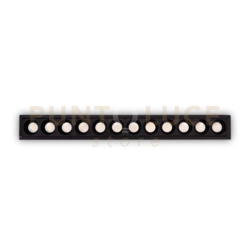 LIKA SLIM INCASSO LED SMD Alimentatore ONOFF incluso 20 W 32° 1800 lm 2700 K NERO