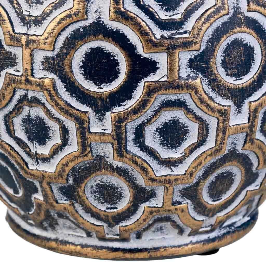 Vaso in ceramica blu, D15,5x27,5h cm