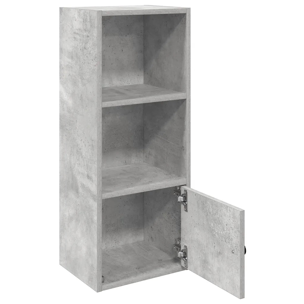 Libreria Grigio Cemento 31x24x77 cm in Legno Multistrato 860331