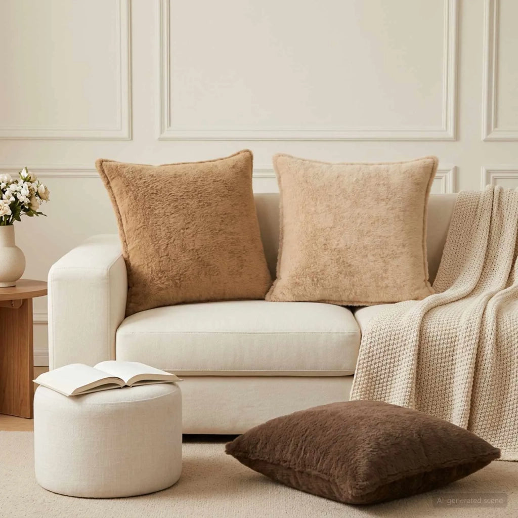 Federa 6 pz HOUTEN Marrone Chiaro 60 x 60 cm 920910