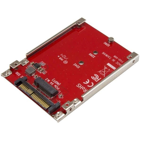 Startech.com adattatore host per drive m.2 a u.2( sff-8639) pcie nvme ssd - U2M2E125