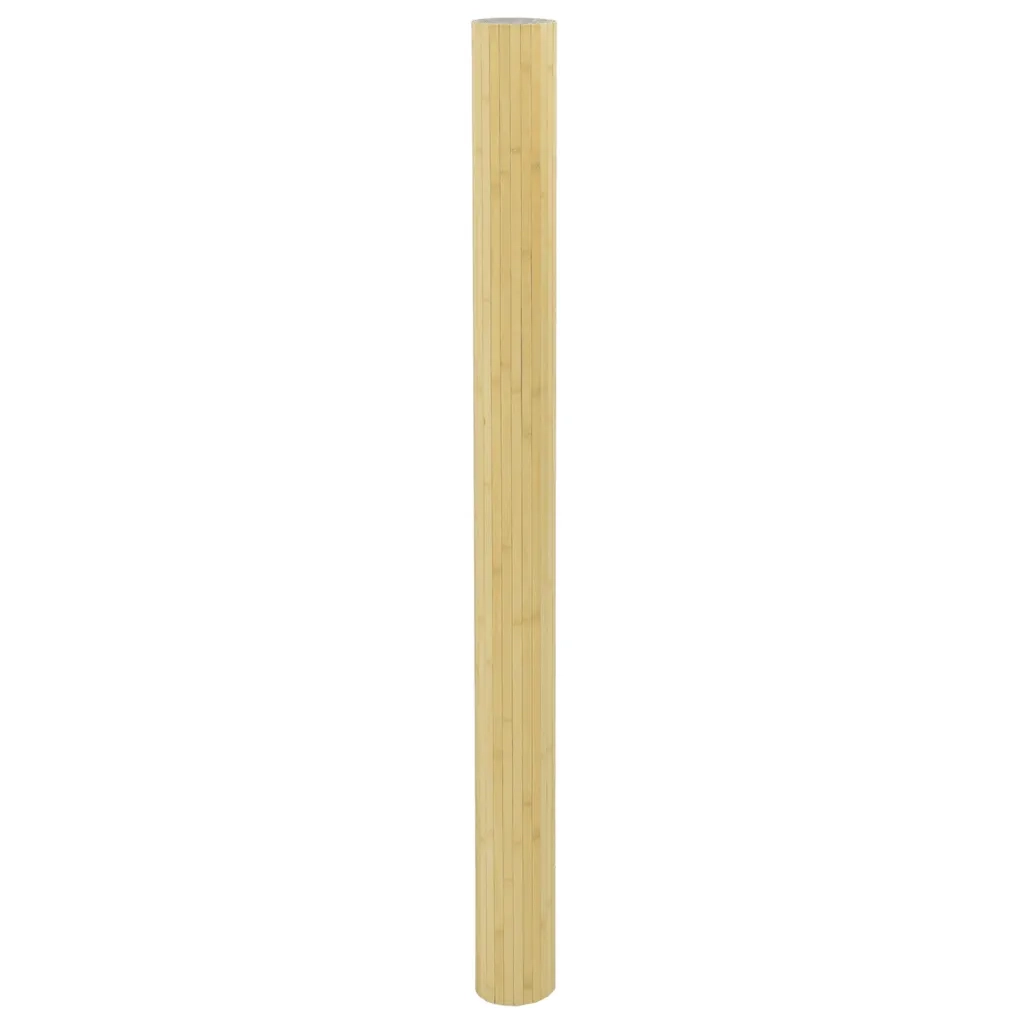 Divisorio Ambienti Naturale Chiaro Larghezza 600 cm Altezza 165 cm in Bambù 377007