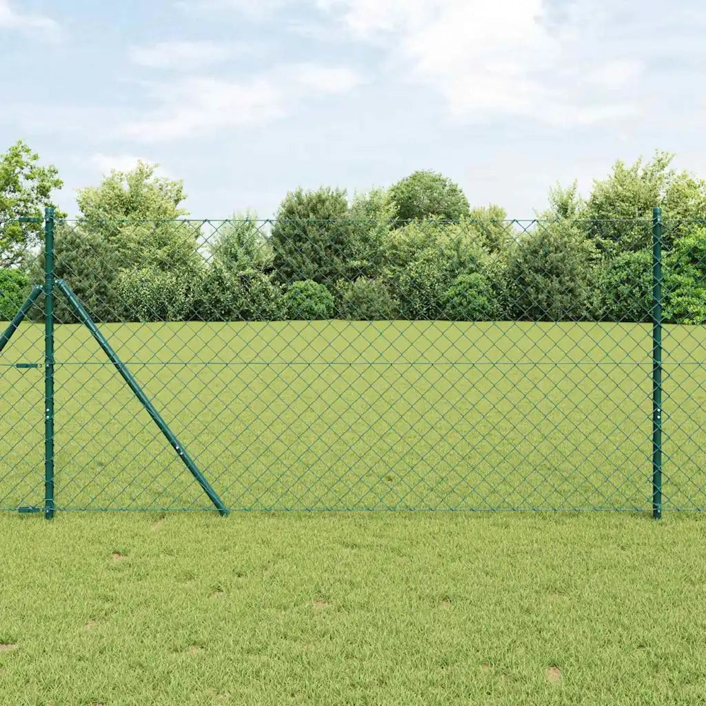 Palo della recinzione Verde 25 x 1,4 m (maglia 60 x 60 mm)