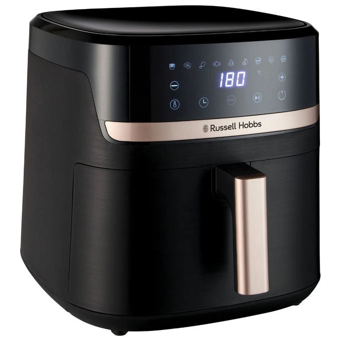 Russell Hobbs SatisFry friggitrice ad aria, 8,3 L, 1800 W, 9 programmi, tecnologia Rapid Air, touch digitale, nero