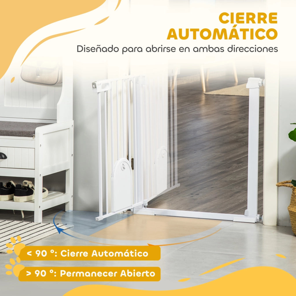 Barriera di Sicurezza per Cani ¨C Minimal ¨C Bianco 75-103 cm