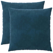 Cuscino con cuscino HEERLEN 2 pz Blu Velluto 928025