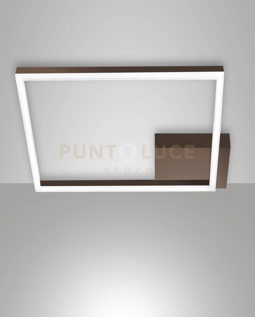 BARD PLAFONIERA CORTEN A LED 3000K - 39W - 3880 lm  DIMMERABILE 45CM  C/ACCESS.