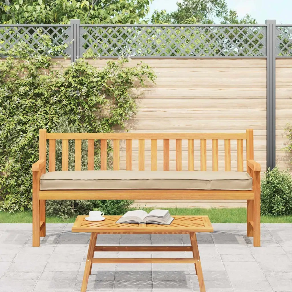 Cuscino per pallet | Cuscini per sedie Beige 200 x 40 x 8 cm Tessuto Oxford