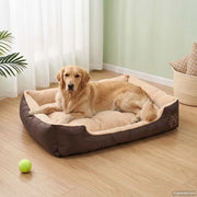 Lettino per Cani Marrone e Beige XXL 131366