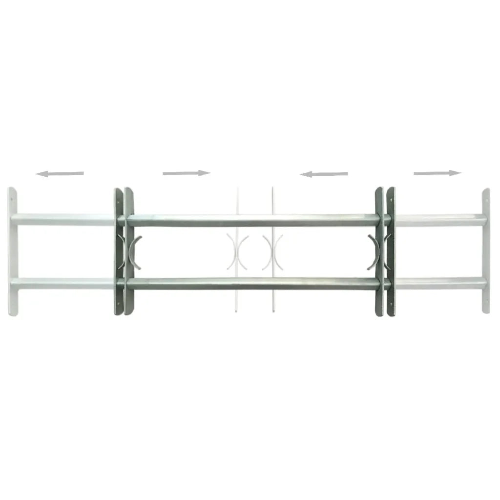 Grate per Finestre Regolabili 2 pz 700-1050 mm 3057508