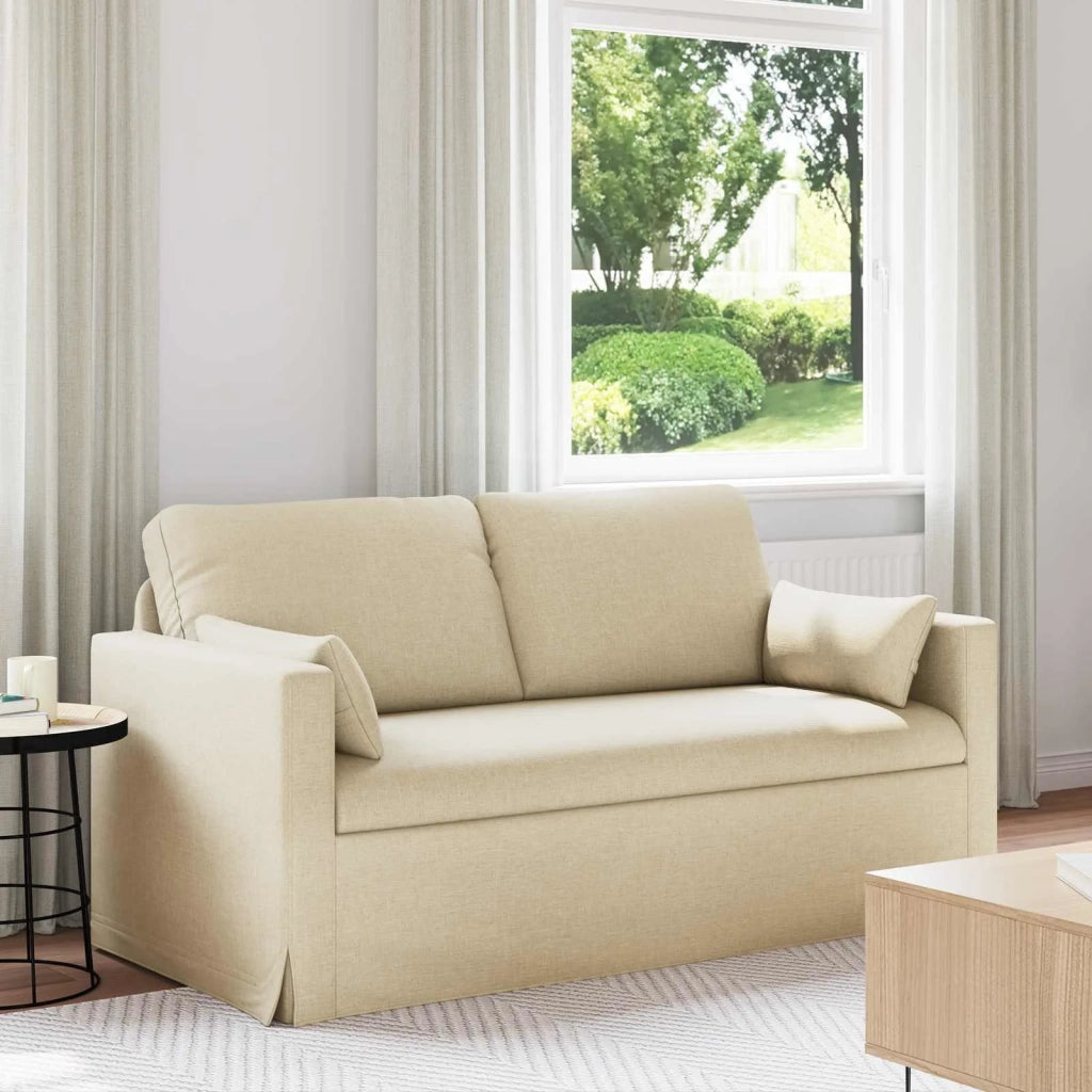 Divano Crema 158 x 78 x 80 cm Tessuto 42024367