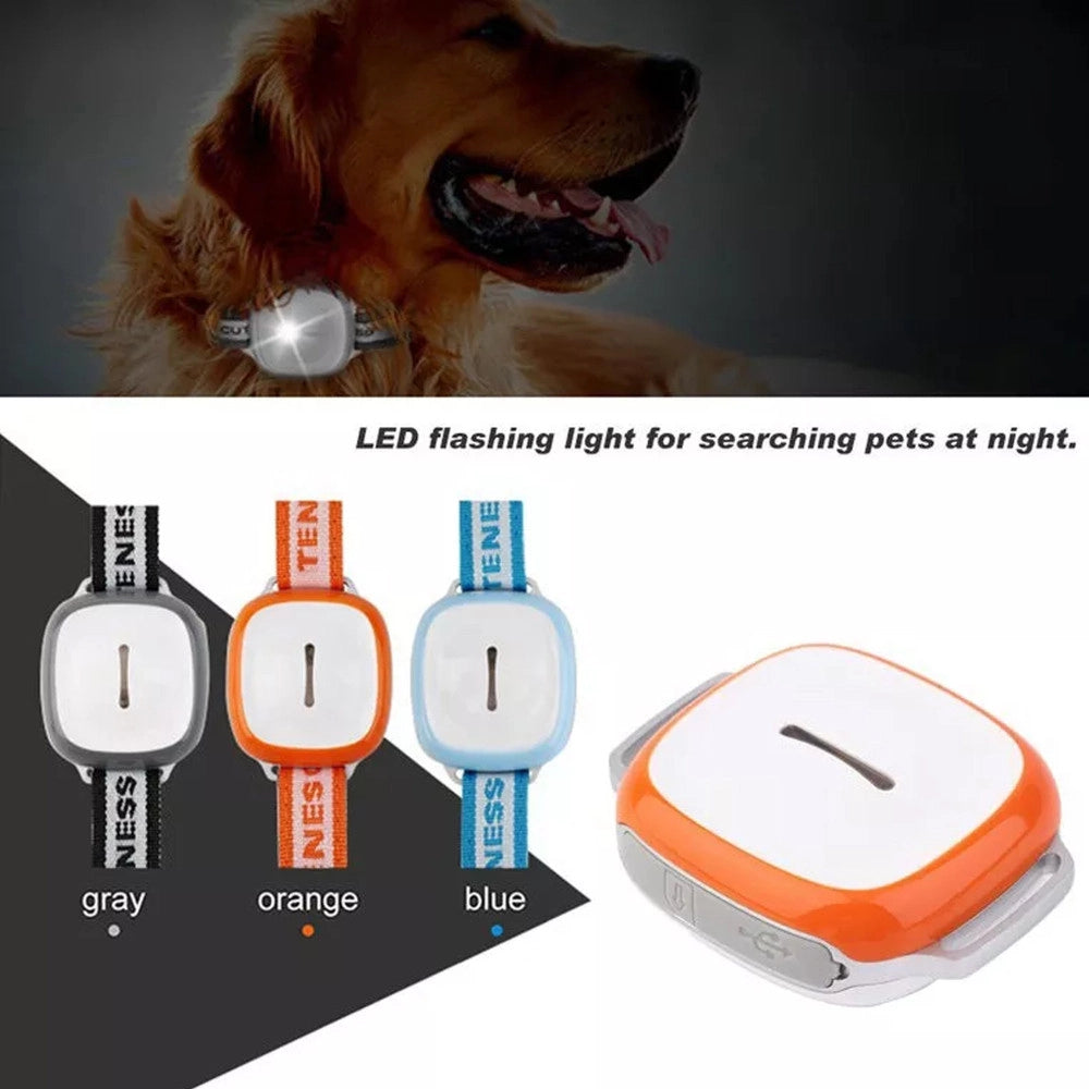 Trade Shop - Collare Localizzatore Per Cane Gps Tracker Per Animali Bambini Auto Moto Color -