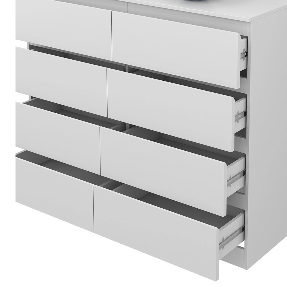Vicco Cassettiera  Bianco 39 x 101.5 cm