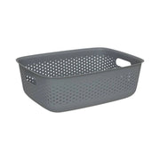 Cestino multiuso in plastica Tila grigio 10 L