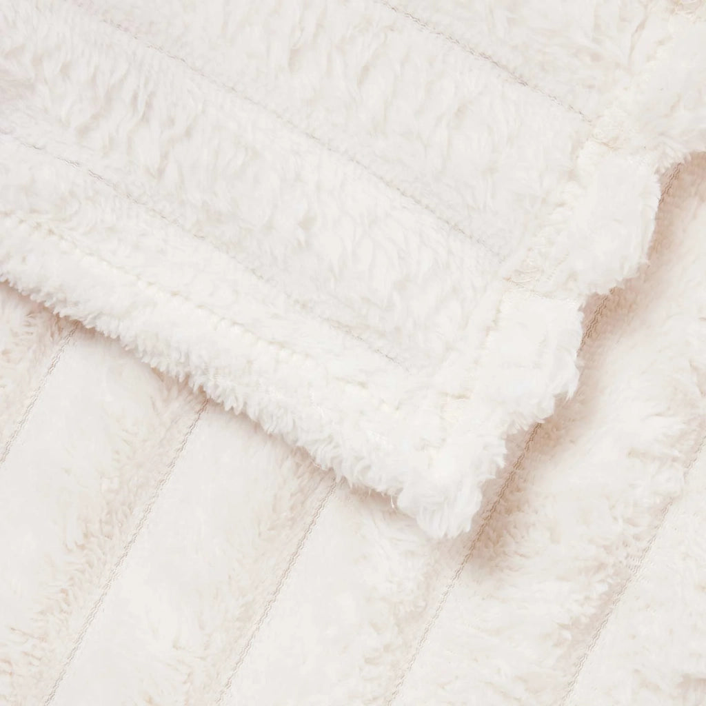 Coperta Crema 150 x 130 cm Panno