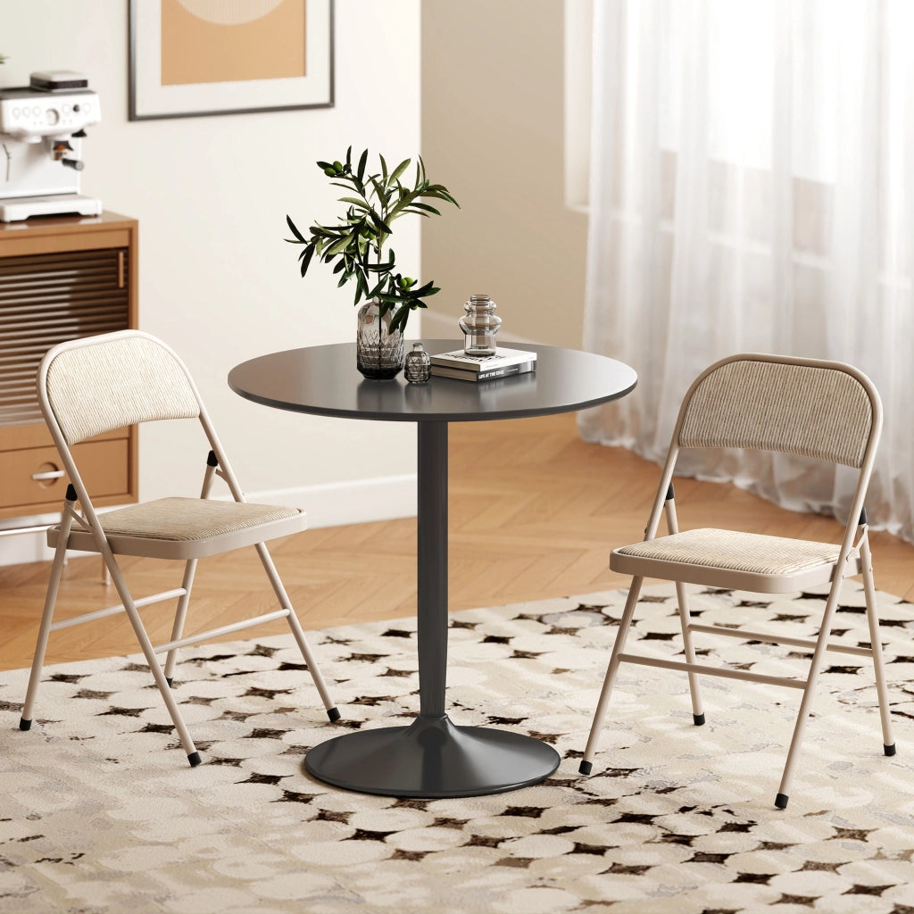 Sedia pieghevole da pranzo ¨C zephmum ¨C beige 45x46x78 cm