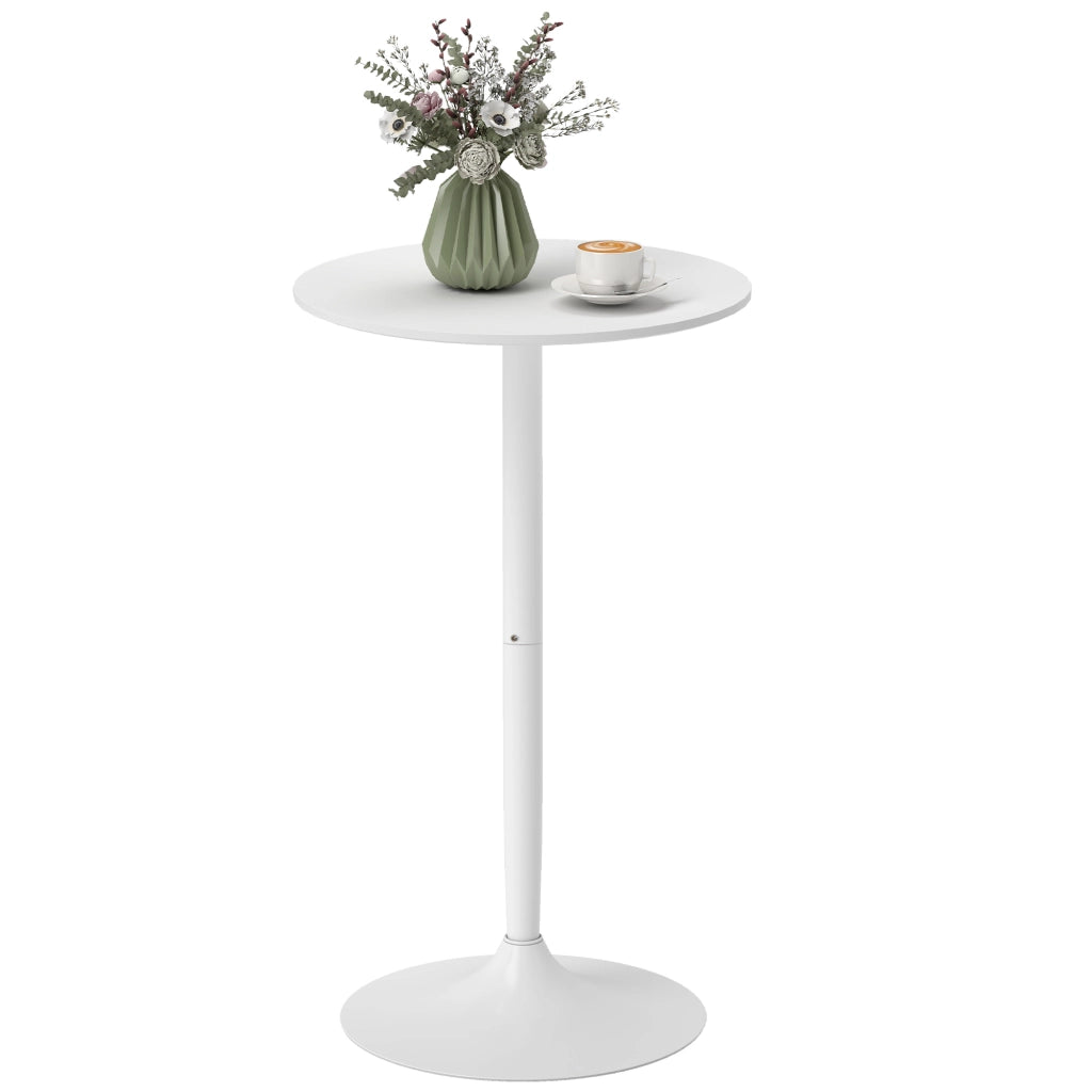 Tavolino da bar ¨C Minimal ¨C bianco 60x60x102 cm