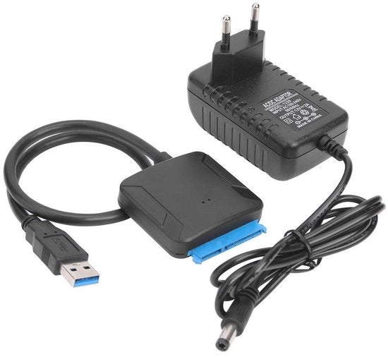 Adattatore USB 3.0 per dischi rigidi e SSD - 2,5/3,5 pollici compatibile con UASP e alimentato da DC 12V