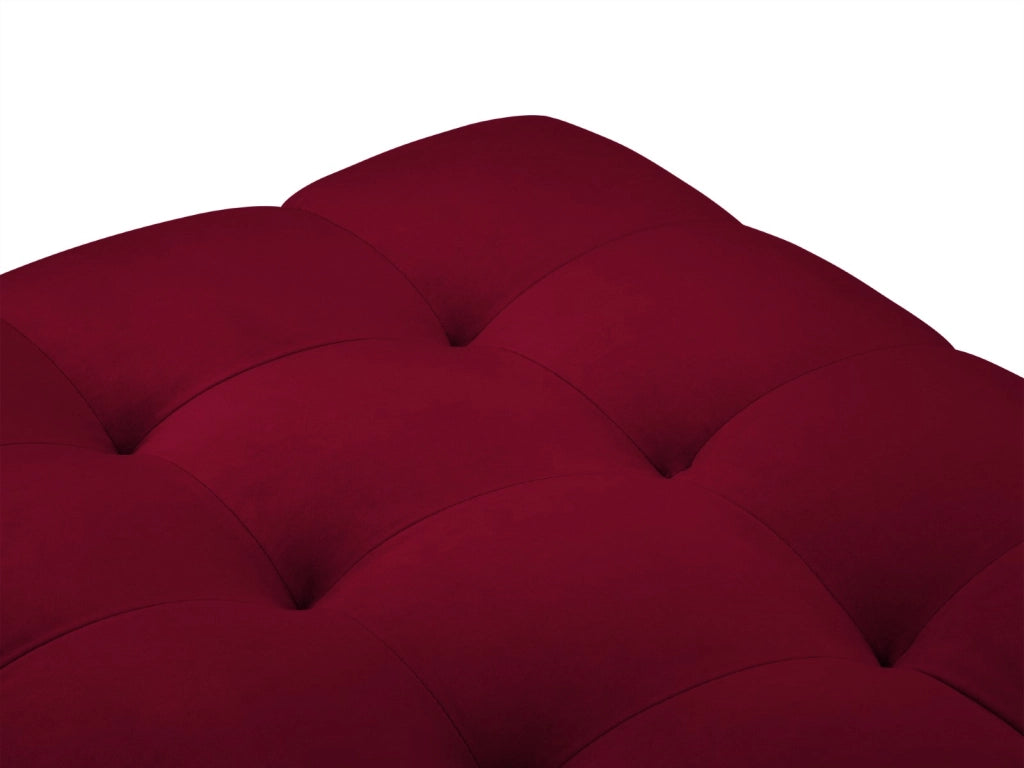 Cosmopolitan Design - Panca "Bali" 2 posti in velluto rosso 