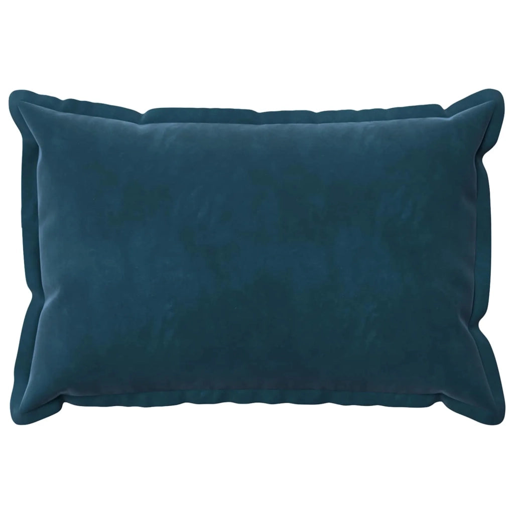 Federa 6 pcs HOUTEN Blu 50 x 75 cm Velluto 919744