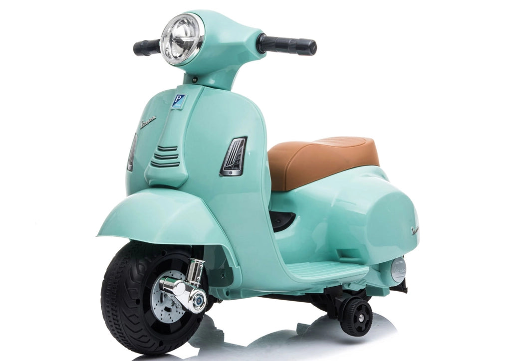 Scooter Elettrico per Bambini Licenza Ufficiale Piaggio Vespa Small 7,2V 2,5Ah Verde
