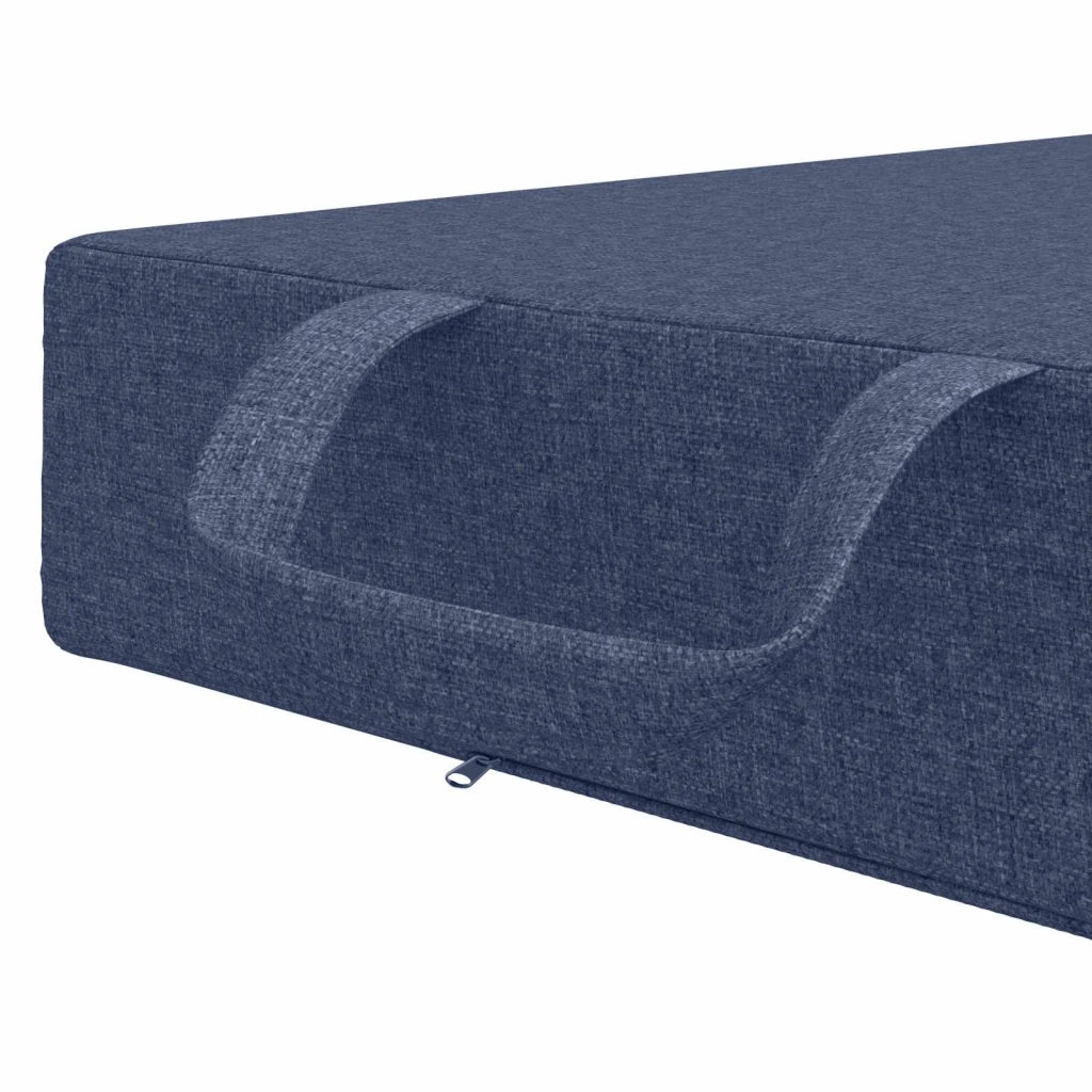 Divano Letto Pieghevole 75 x 67 x 45 cm Blu 900165