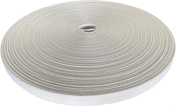 CINTINO PER TAPPARELLE IN COTONE 7,5 mt - Bianco/Grigio