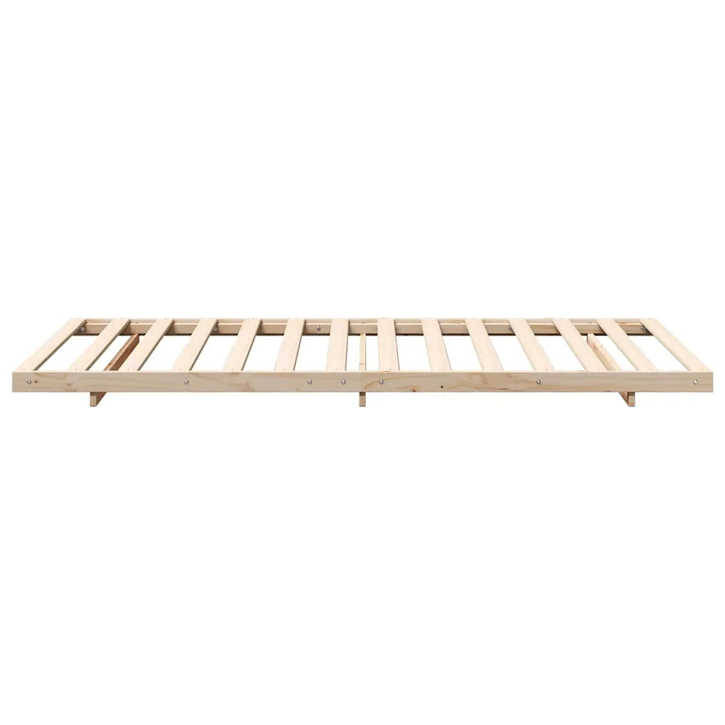 Struttura del letto Marrone 80 x 220 cm Pino massello 873121