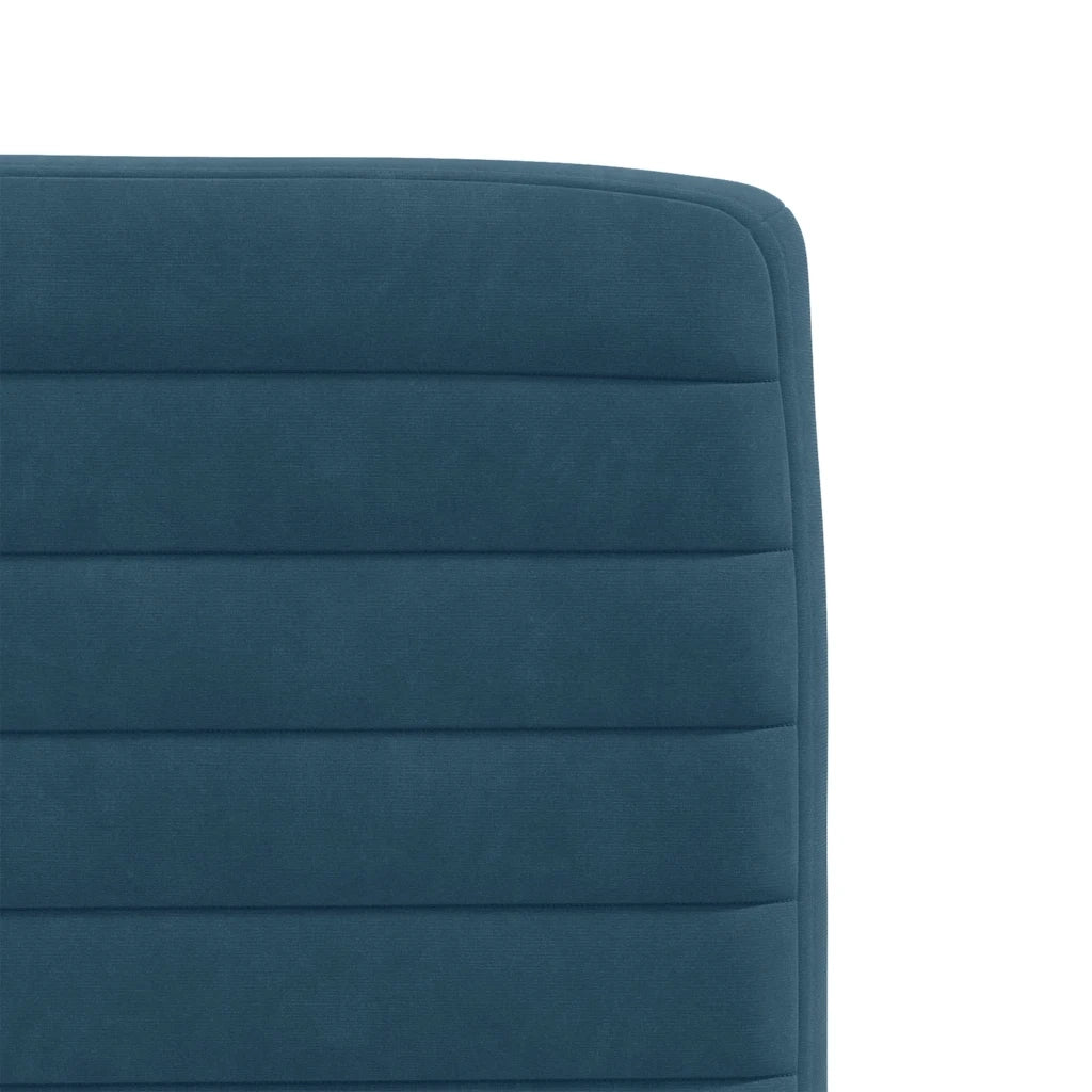 Sedie da Pranzo 2 pz Blu in Velluto 4101166