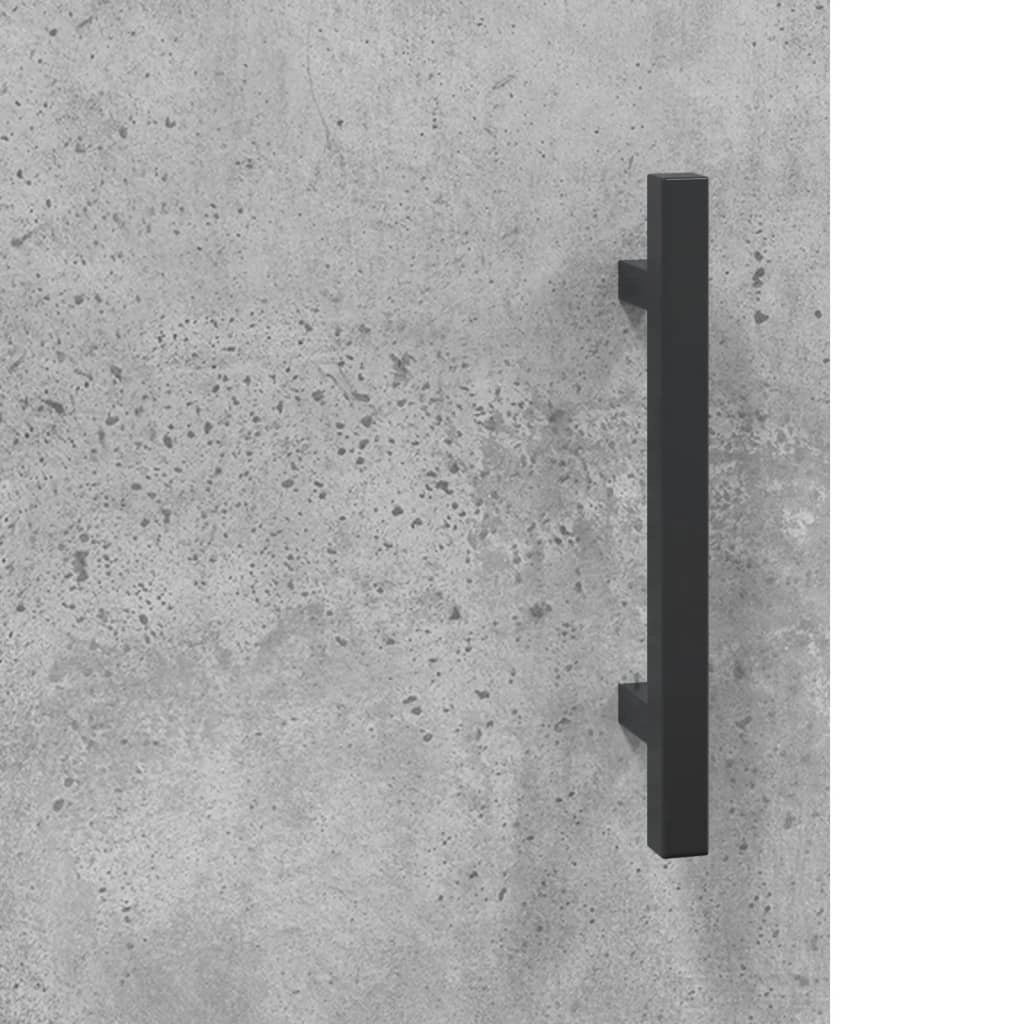 Scrivania tavolo postazione di lavoro mobile per computer studio 140 x 50 x 75 cm legno ingegnerizzato grigio 02_0023841