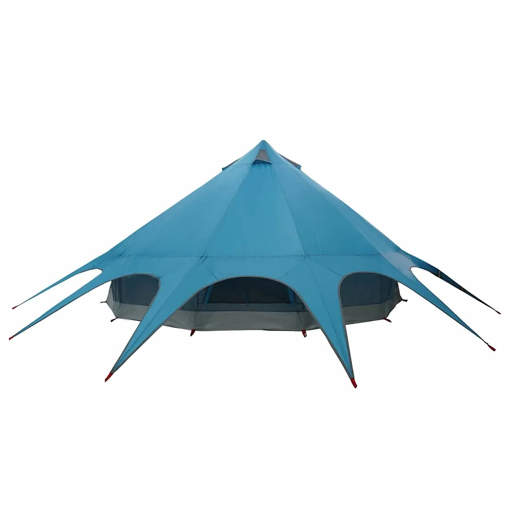 Tenda Teepee per 7 Persone Blu e Grigio 600 x 600 x 347 cm 42004015