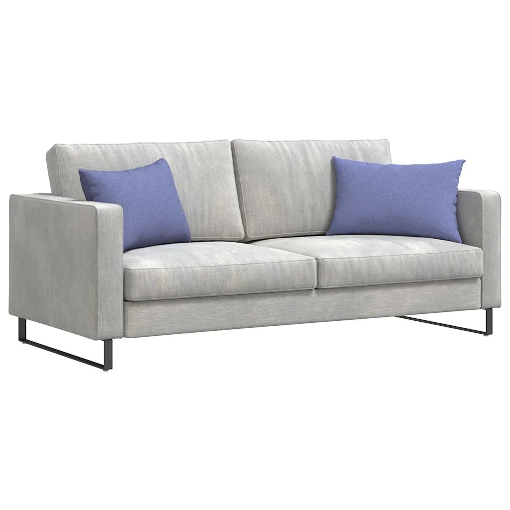 Cuscini da Divano 2 pz | Cuscini per sedie Blu jeans 60 x 40 cm Tessuto