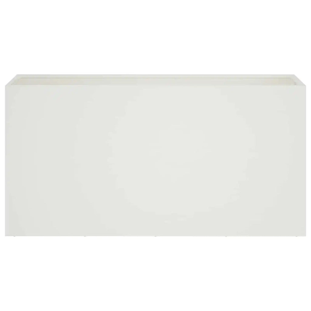 Vaso da giardino Bianco 100 x 30 x 50 cm 8005626