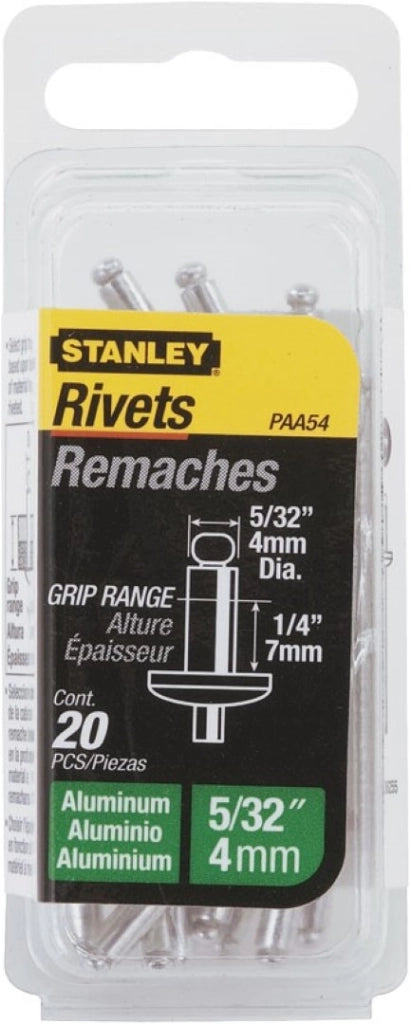 Rivetti Allum. 4X3Mm 20 Pezzi - Swk Stanley