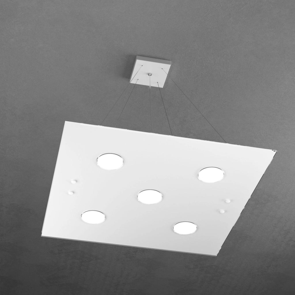 PATH SOSPENSIONE 5 LUCI BIANCO 1141-S5-BI