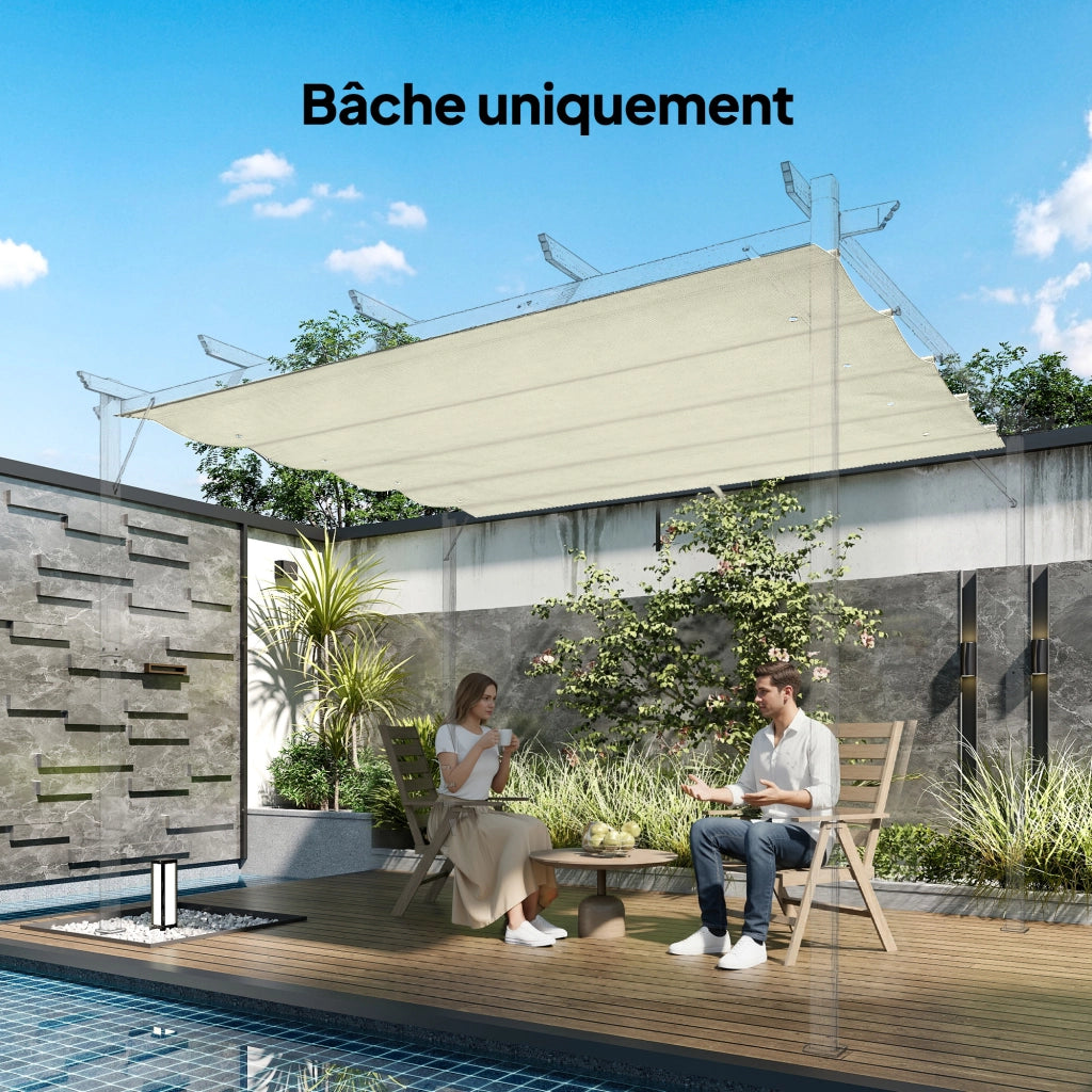 Telo per Pergola ¨C Minimal ¨C Grigio 300x200 cm