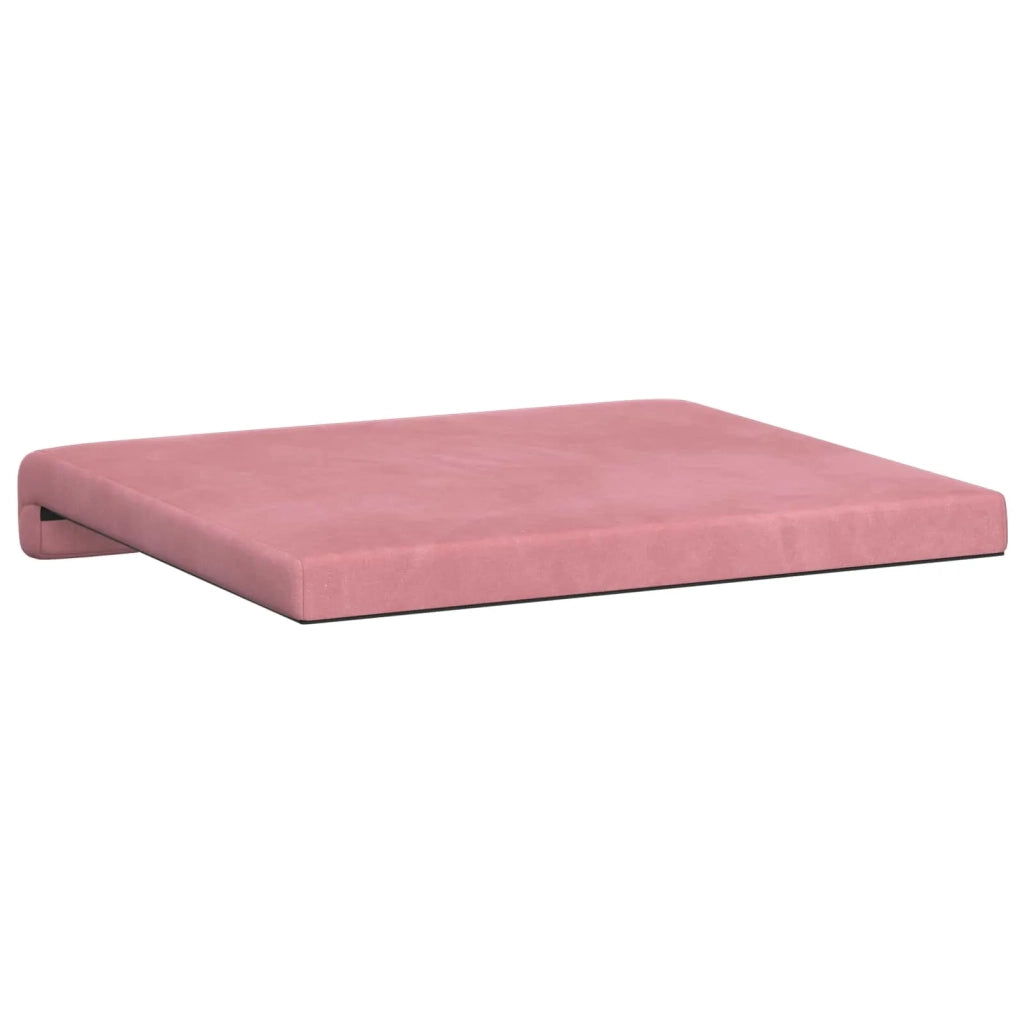 Cuscino per panchina 2 pcs Velluto Rosa Profondità 35 cm 42043025
