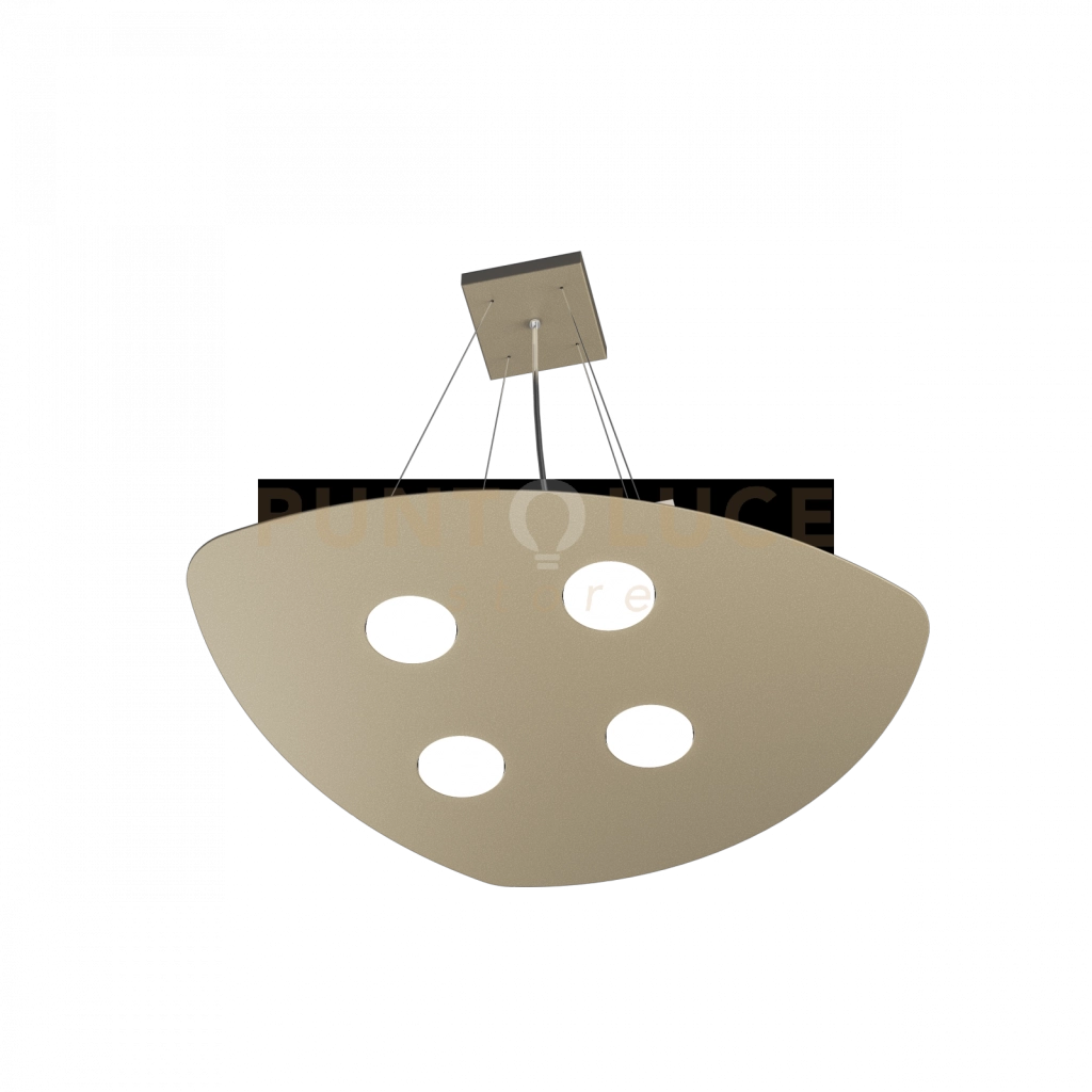 SHAPE SOSPENSIONE 4 LUCI SABBIA 1143-S4-SA
