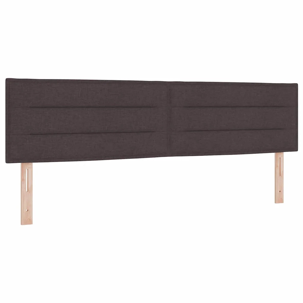 Letto a molle con cuscino Marrone Scuro 180 x 200 cm Tessuto 3338940