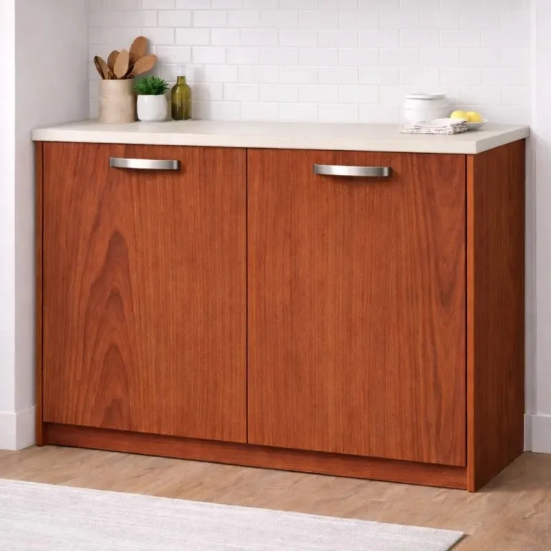 Anta per mobili in Legno nobilitato Compresa di Maniglia 72x45 Ciliegio