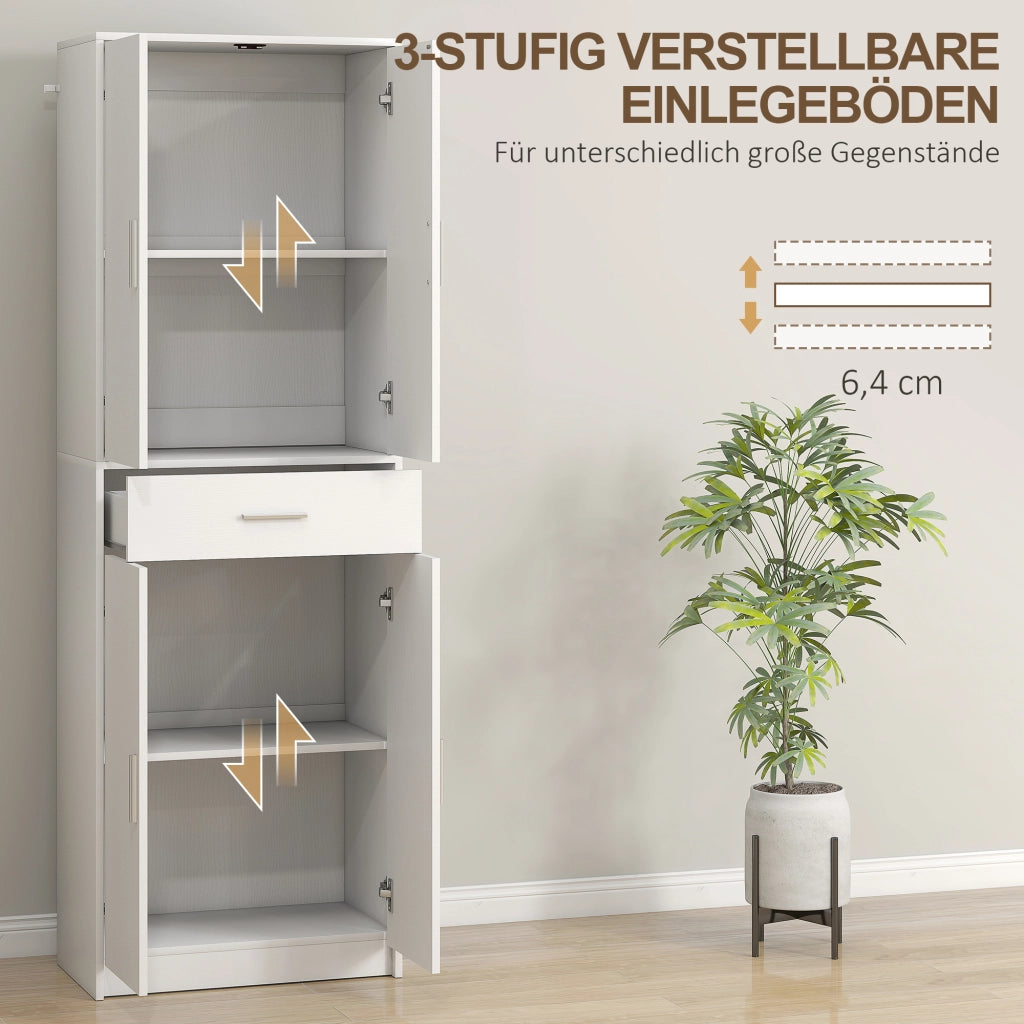 Armadio da cucina ¨C zephmum ¨C bianco, multistrato