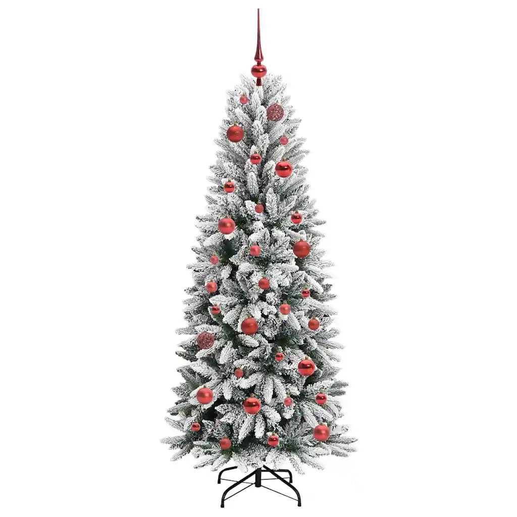 Albero di Natale | Decorazioni natalizie artificiale con 150 LED Bianco 150 cm