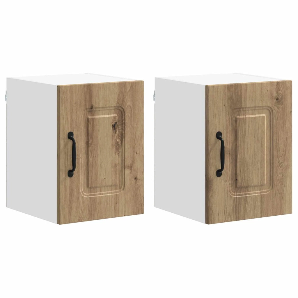 Mobile da cucina 2 pz-Set di 2 Armadio da cucina Rovere artigianale 30 x 31 x 40 cm 163952
